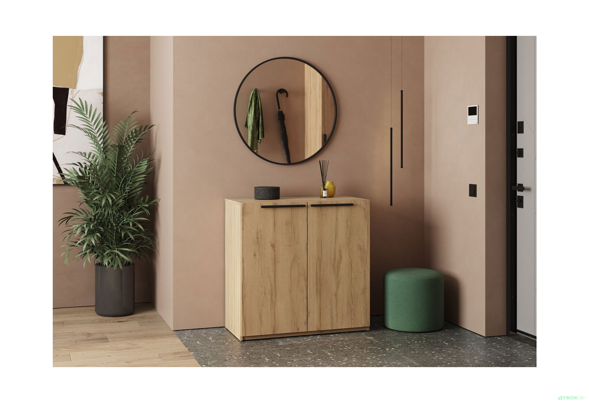 Комод Kredens furniture Venus (0001) 91,4 см, дуб аппалачі - Зображення 2 Зображення 2 - Комод Kredens furniture Venus (0001) 91,4 см, дуб аппалачі