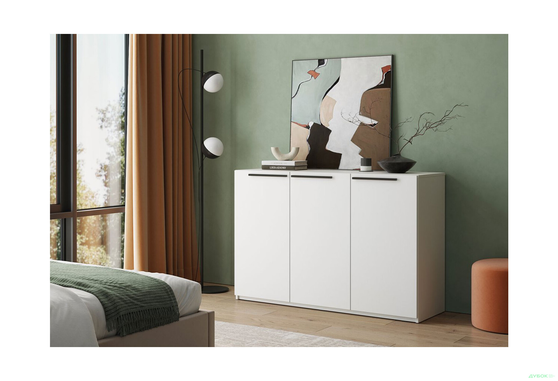 Комод Kredens furniture Venus (0002) 137 см, білий - Зображення 2 Зображення 2 - Комод Kredens furniture Venus (0002) 137 см, білий