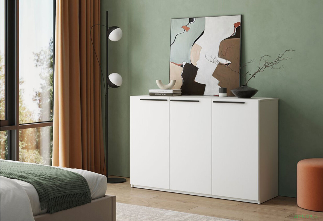 Комод Kredens furniture Venus (0002) 137 см, білий - Зображення 2 Зображення 2 - Комод Kredens furniture Venus (0002) 137 см, білий