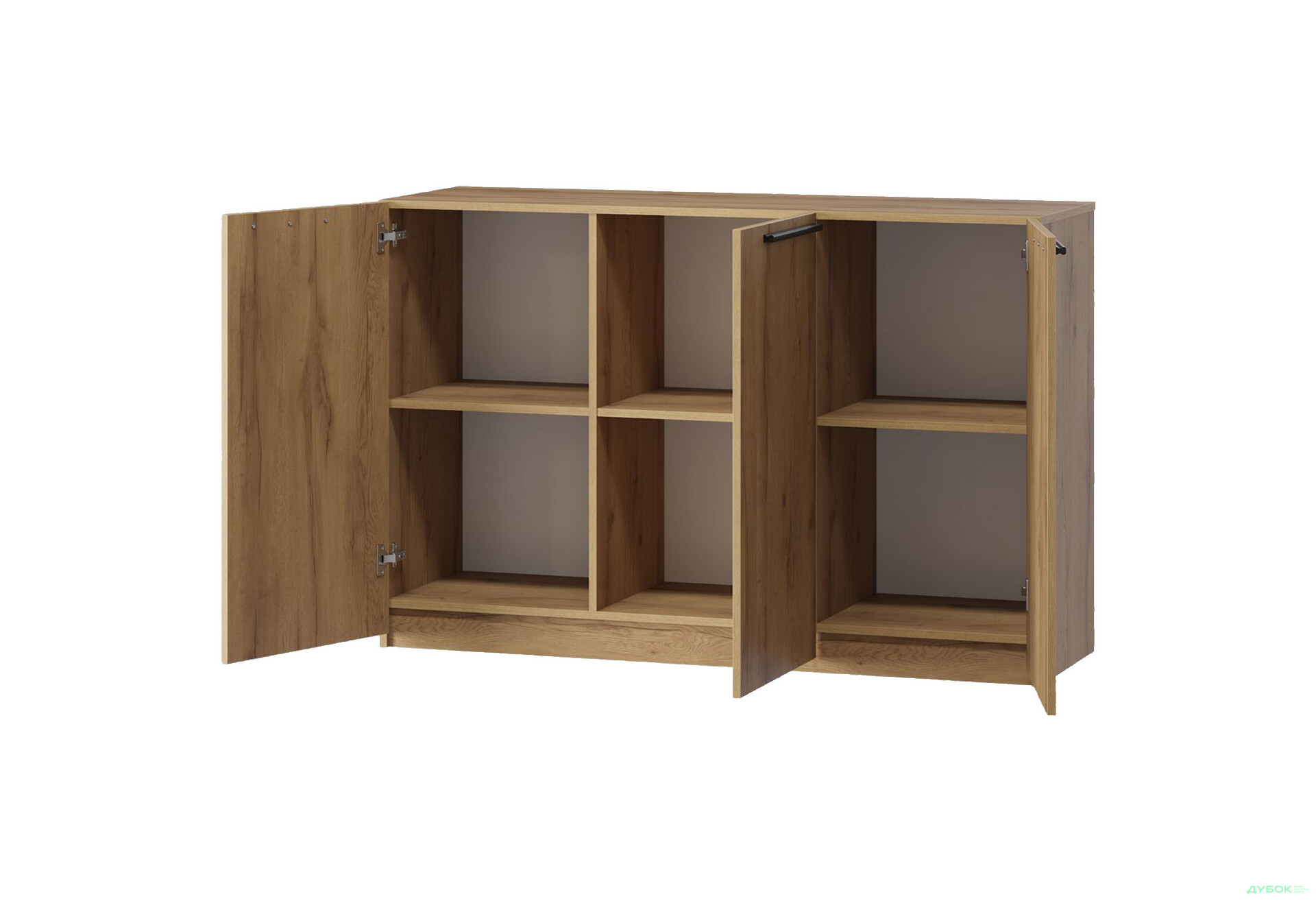 Комод Kredens furniture Venus (0002) 137 см, дуб аппалачі - Зображення 3 Зображення 3 - Комод Kredens furniture Venus (0002) 137 см, дуб аппалачі