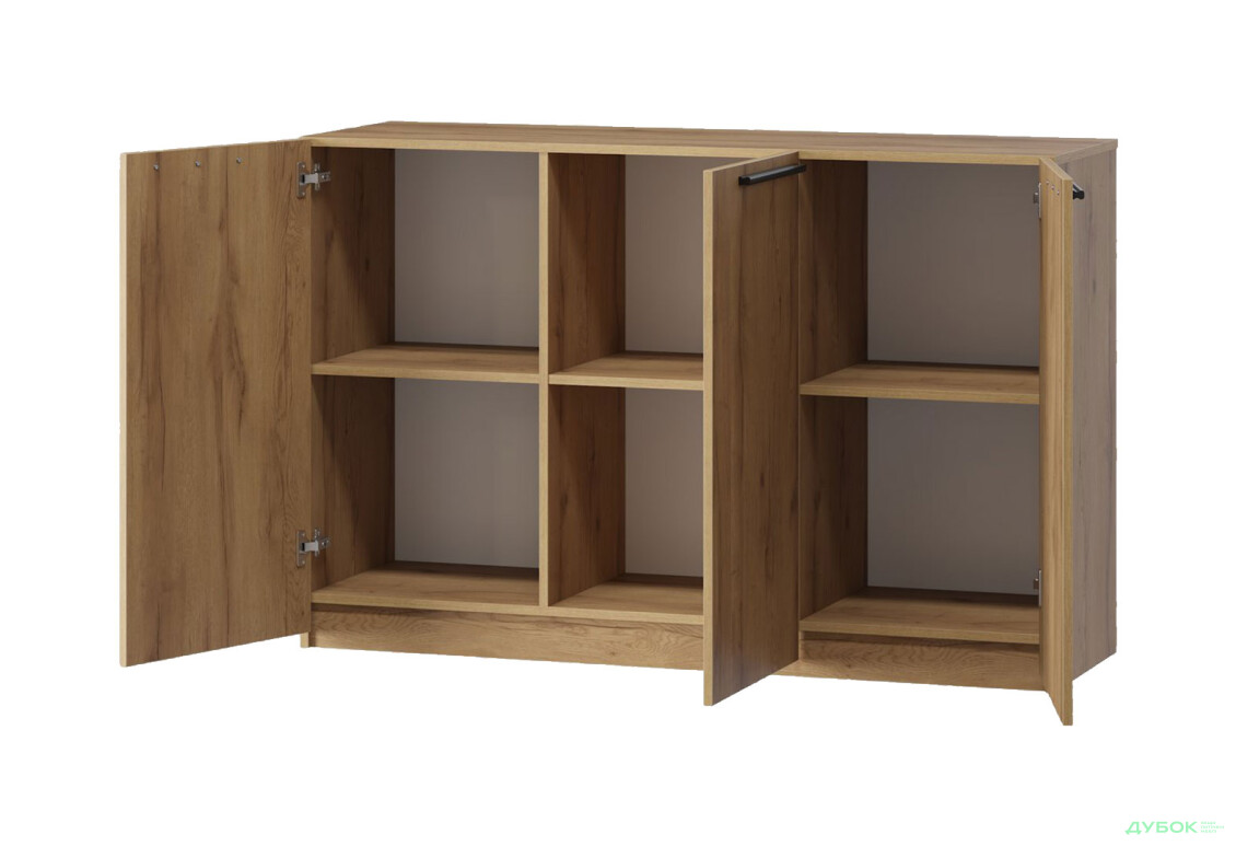 Комод Kredens furniture Venus (0002) 137 см, дуб аппалачі - Зображення 3 Зображення 3 - Комод Kredens furniture Venus (0002) 137 см, дуб аппалачі