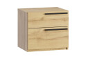 Приліжкова тумба Kredens furniture Venus (0003) з 2 шухлядами 55 см, дуб аппалачі - Зображення 3 Зображення 3 - Приліжкова тумба Kredens furniture Venus (0003) з 2 шухлядами 55 см, дуб аппалачі