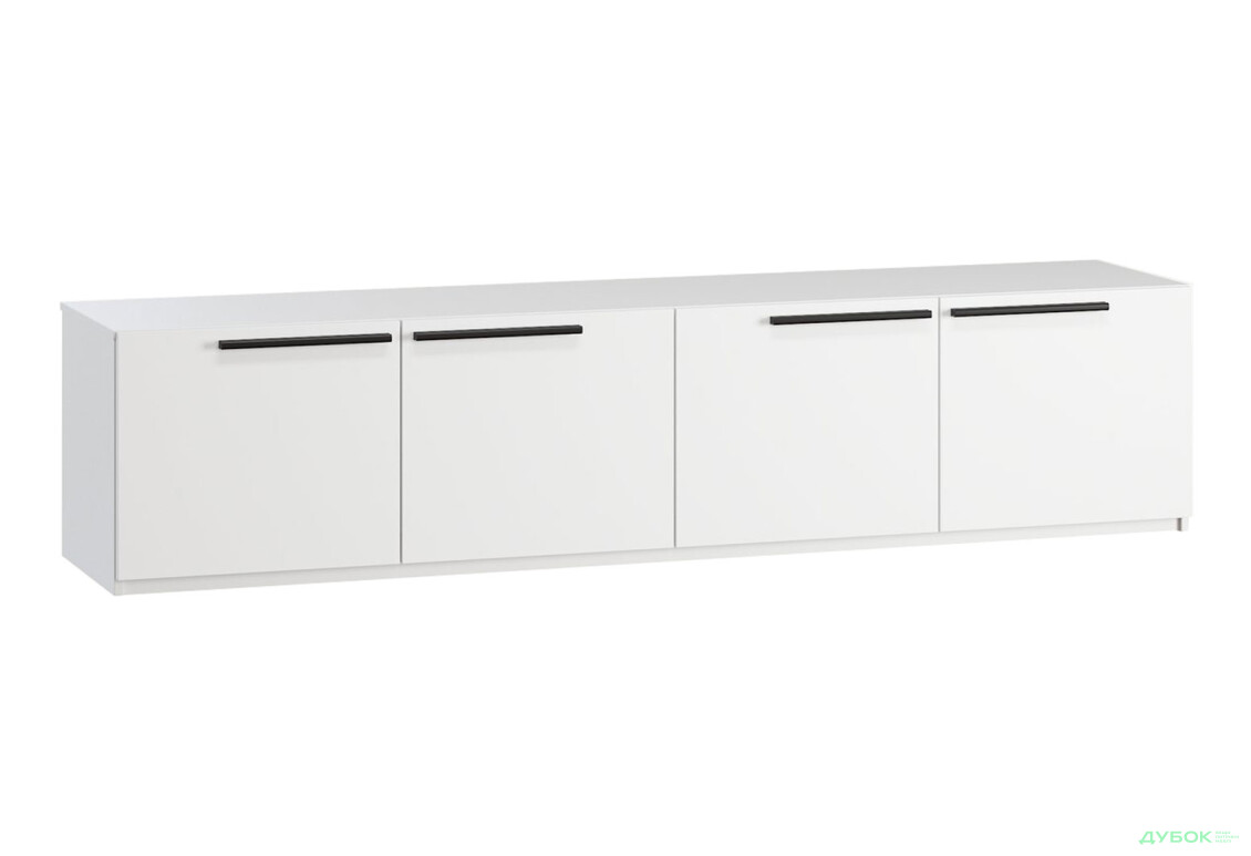 Тумба під ТВ Kredens furniture Venus (0004) з 4 дверцятами 200 см, білий - Зображення 3 Зображення 3 - Тумба під ТВ Kredens furniture Venus (0004) з 4 дверцятами 200 см, білий