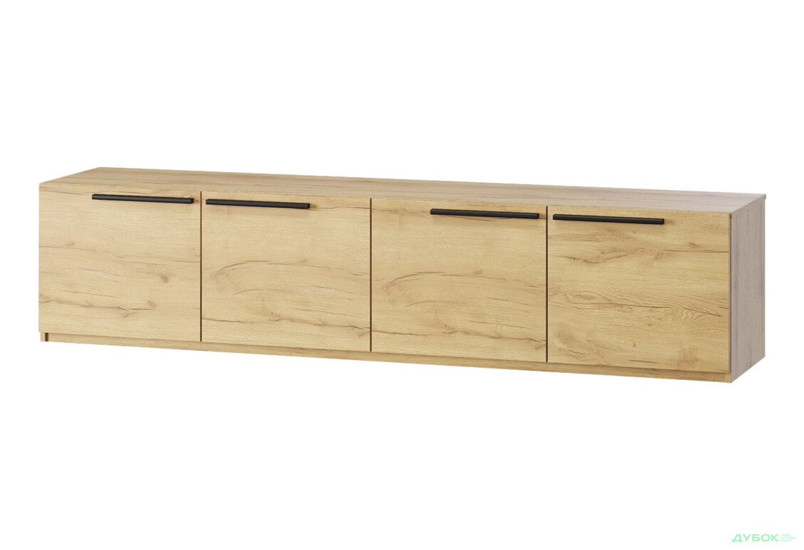 Тумба під ТВ Kredens furniture Venus (0004) з 4 дверцятами 200 см, дуб аппалачі - Зображення 1 Зображення 1 - Тумба під ТВ Kredens furniture Venus (0004) з 4 дверцятами 200 см, дуб аппалачі