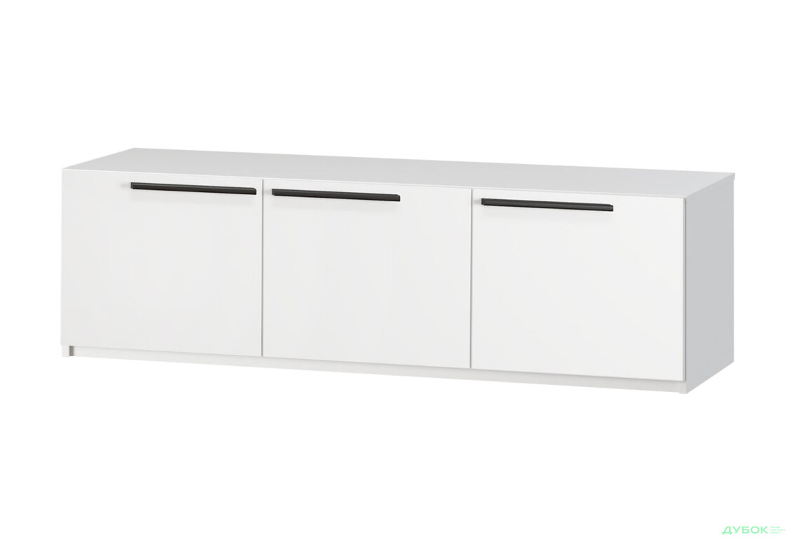 Тумба під ТВ Kredens furniture Venus (0005) з 3 дверцятами 150 см, білий - Зображення 1 Зображення 1 - Тумба під ТВ Kredens furniture Venus (0005) з 3 дверцятами 150 см, білий