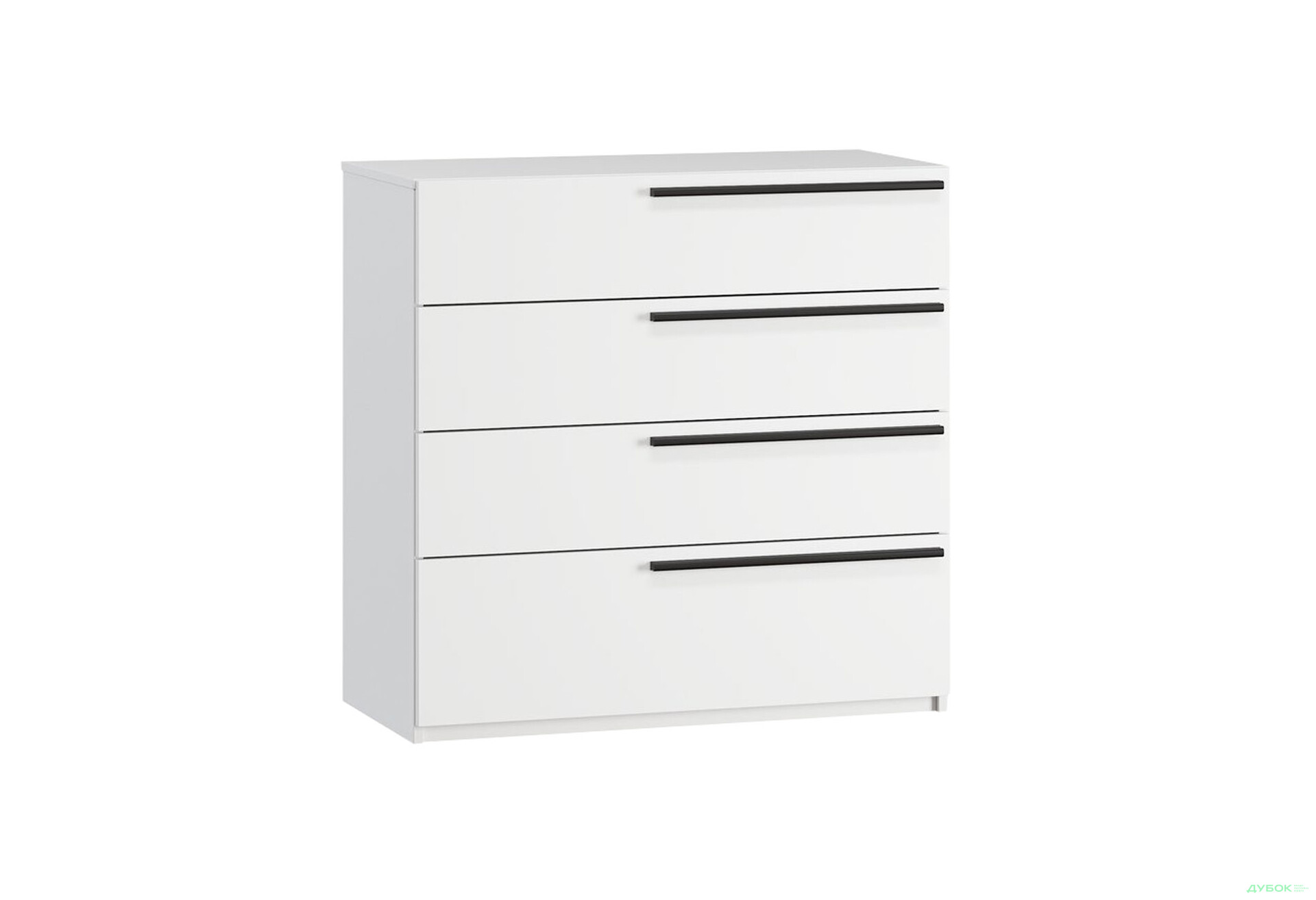 Комод Kredens furniture Venus (0006) з 4 шухлядами 91,4 см, білий - Зображення 4 Зображення 4 - Комод Kredens furniture Venus (0006) з 4 шухлядами 91,4 см, білий