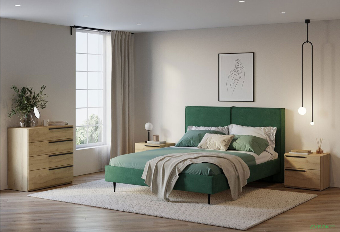 Комод Kredens furniture Venus (0006) з 4 шухлядами 91,4 см, дуб аппалачі - Зображення 2 Зображення 2 - Комод Kredens furniture Venus (0006) з 4 шухлядами 91,4 см, дуб аппалачі