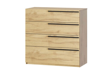 Комод Kredens furniture Venus (0006) з 4 шухлядами 91,4 см, дуб аппалачі