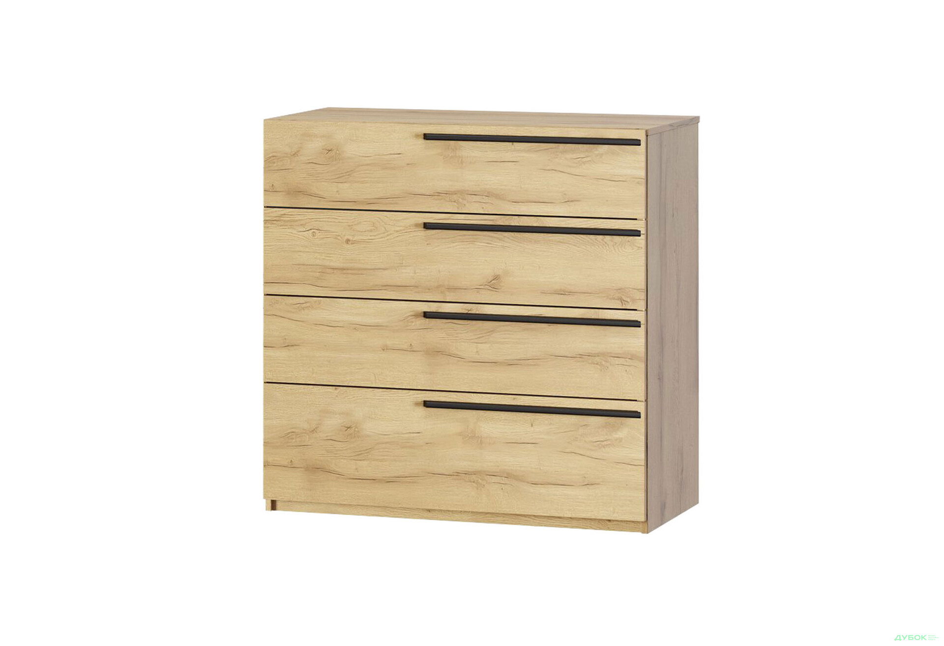 Комод Kredens furniture Venus (0006) з 4 шухлядами 91,4 см, дуб аппалачі - Зображення 1 Зображення 1 - Комод Kredens furniture Venus (0006) з 4 шухлядами 91,4 см, дуб аппалачі