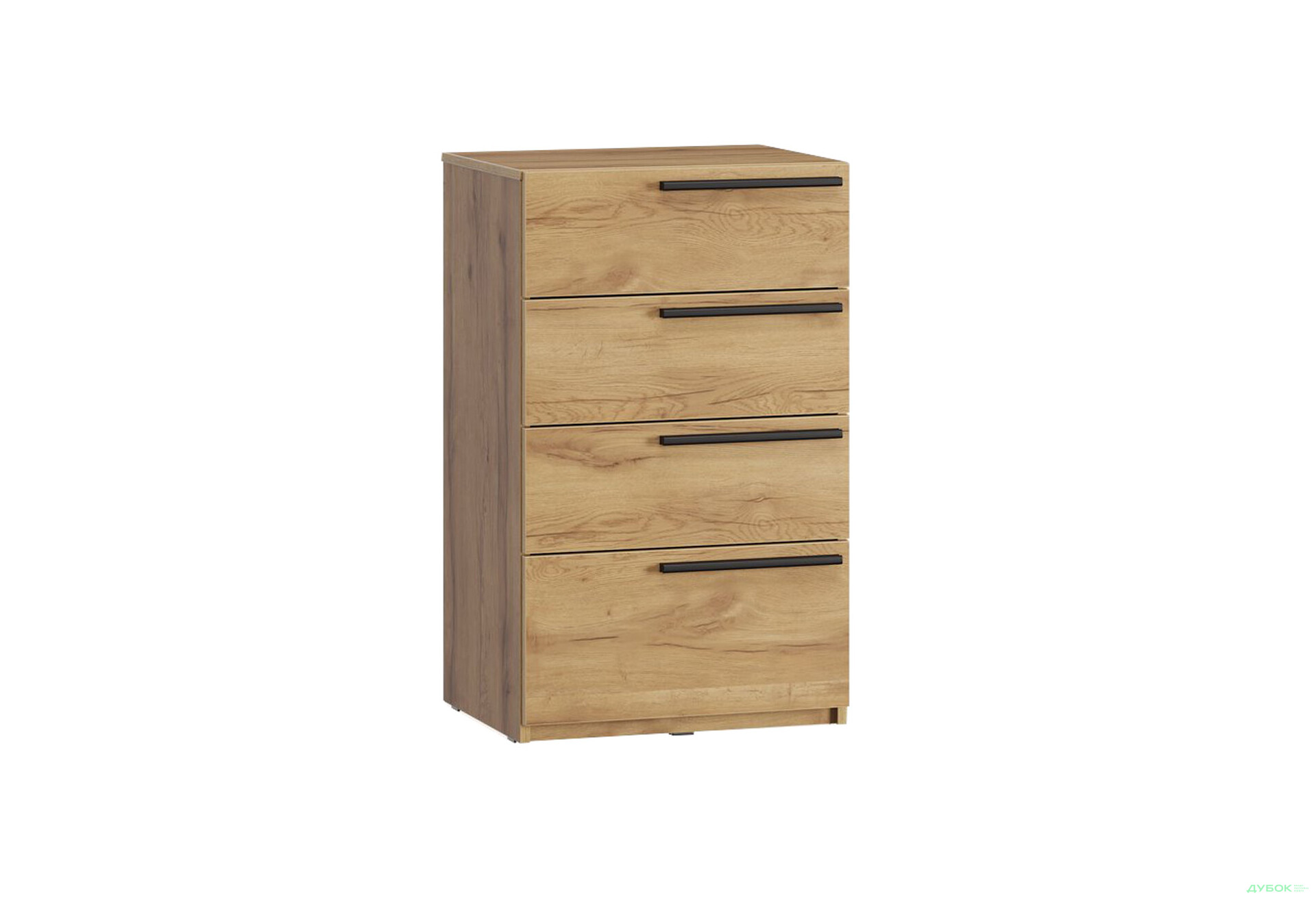 Комод Kredens furniture Venus (0007) з 4 шухлядами 55 см, дуб аппалачі - Зображення 3 Зображення 3 - Комод Kredens furniture Venus (0007) з 4 шухлядами 55 см, дуб аппалачі