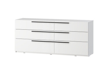 Комод Kredens furniture Venus (0008) з 6 шухлядами 160 см, білий