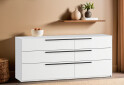Комод Kredens furniture Venus (0008) з 6 шухлядами 160 см, білий - Зображення 2 Зображення 2 - Комод Kredens furniture Venus (0008) з 6 шухлядами 160 см, білий