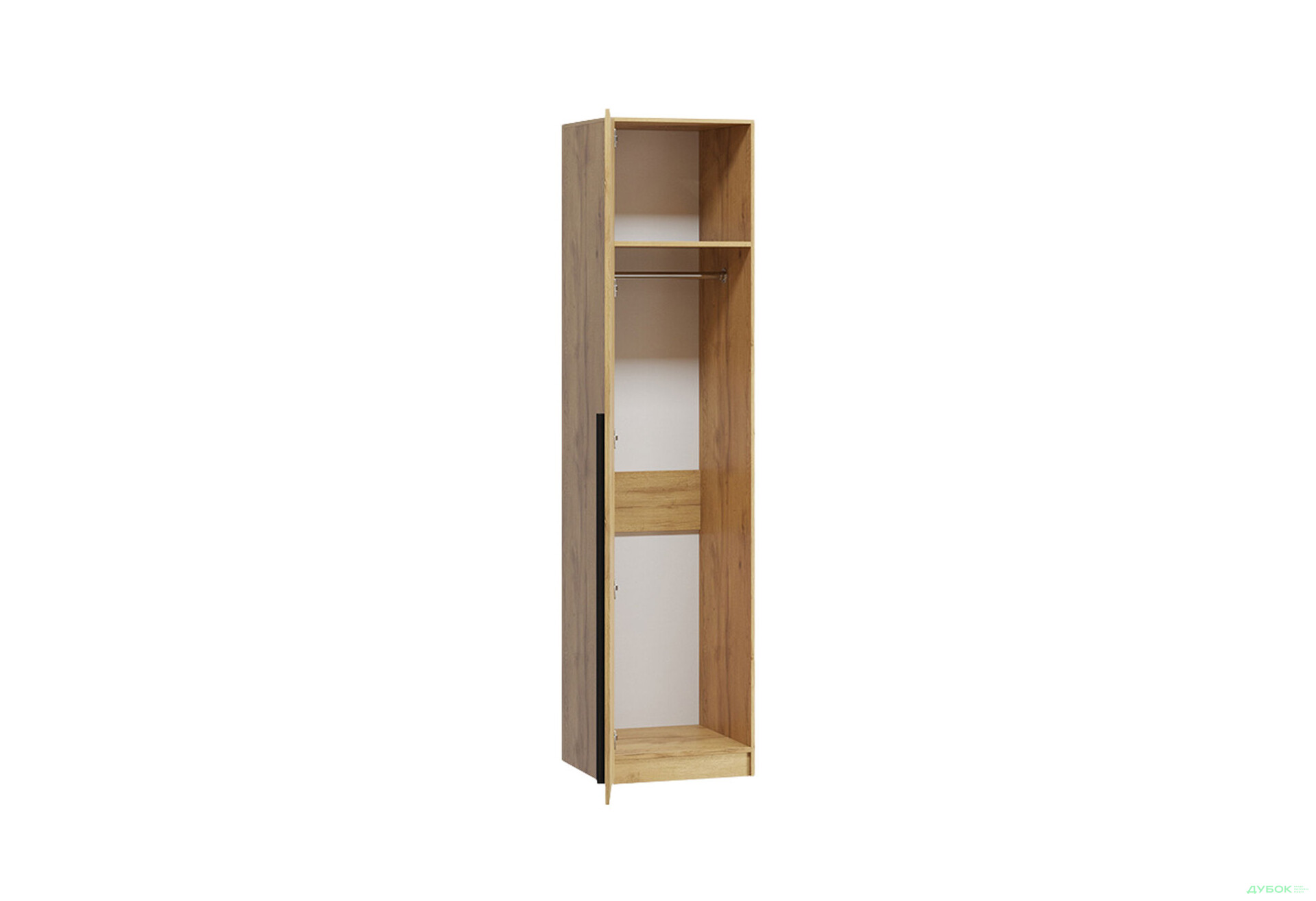 Изображение 4 - Шкаф-пенал закрытый Kredens furniture Venus (0011) (штанга) 50 см, дуб аппалачи