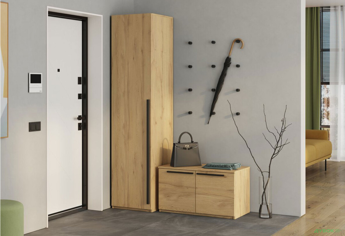 Шкаф-пенал закрытый Kredens furniture Venus (0011) (штанга) 50 см, дуб аппалачи - Изображение 2 Изображение 2 - Шкаф-пенал закрытый Kredens furniture Venus (0011) (штанга) 50 см, дуб аппалачи