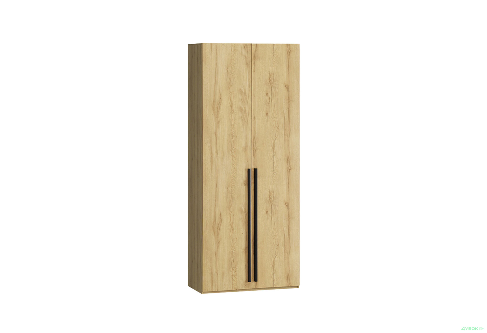 Зображення 4 - Шафа Kredens furniture Venus (0017) 2-дверна зі штангою і полицями 100 см, дуб аппалачі
