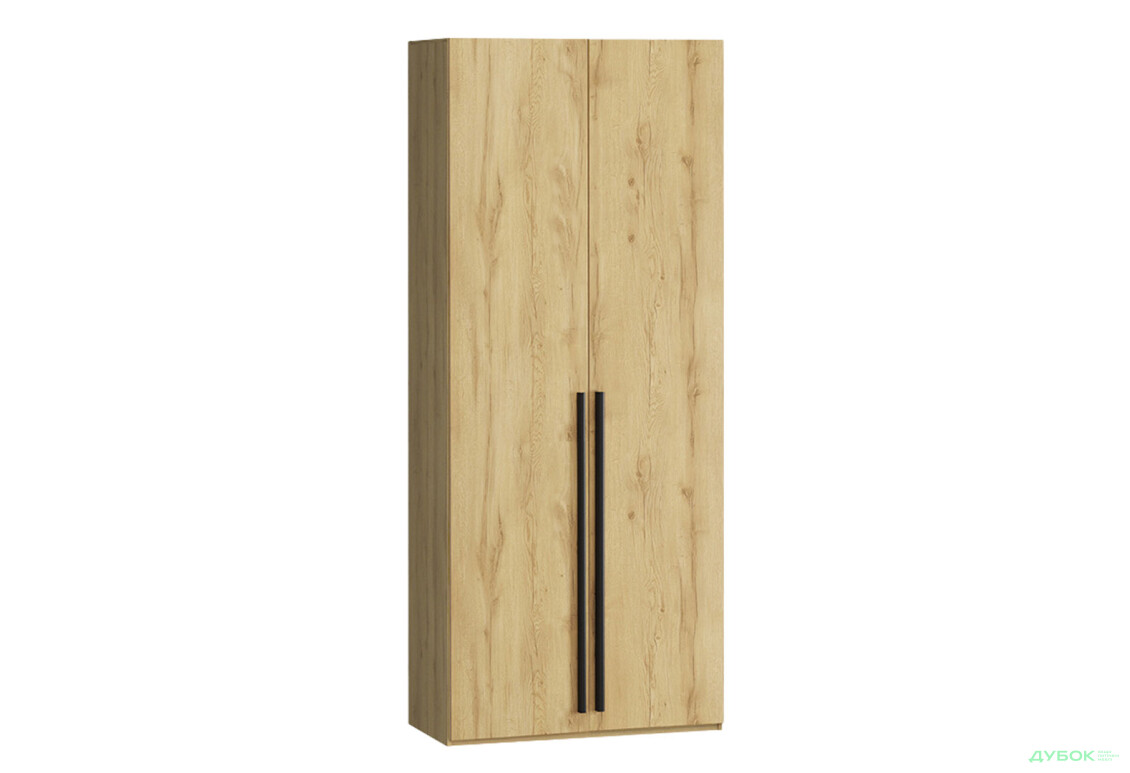 Зображення 4 - Шафа Kredens furniture Venus (0017) 2-дверна зі штангою і полицями 100 см, дуб аппалачі