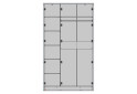 Зображення 2 - Шафа Kredens furniture Venus (0019) 3-дверна 120 см, біла