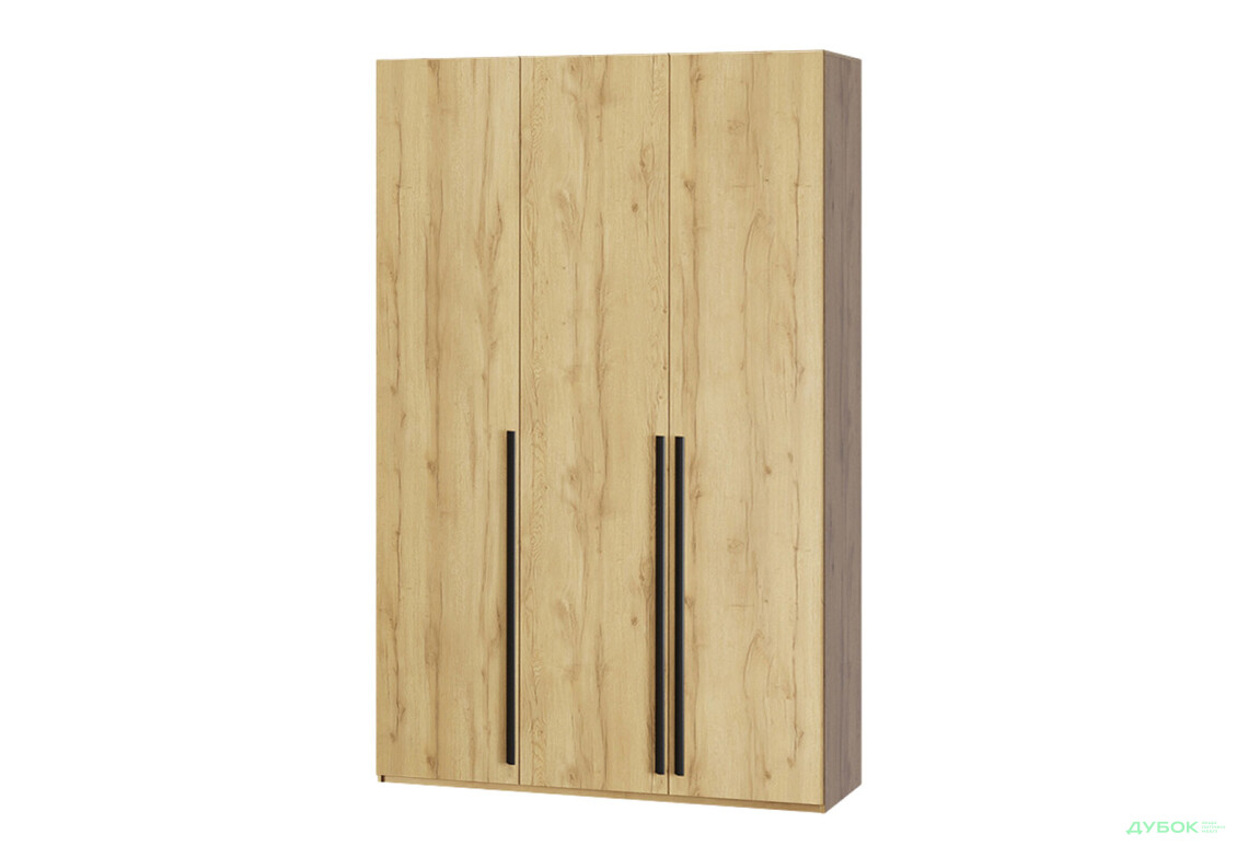 Шафа Kredens furniture Venus (0019) 3-дверна 120 см, дуб аппалачі