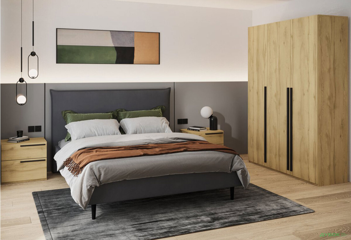 Шафа Kredens furniture Venus (0019) 3-дверна 120 см, дуб аппалачі - Зображення 3 Зображення 3 - Шафа Kredens furniture Venus (0019) 3-дверна 120 см, дуб аппалачі