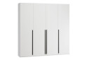 Зображення 4 - Шафа Kredens furniture Venus (0027) 4-дверна зі штангами і полицями 200 см, біла