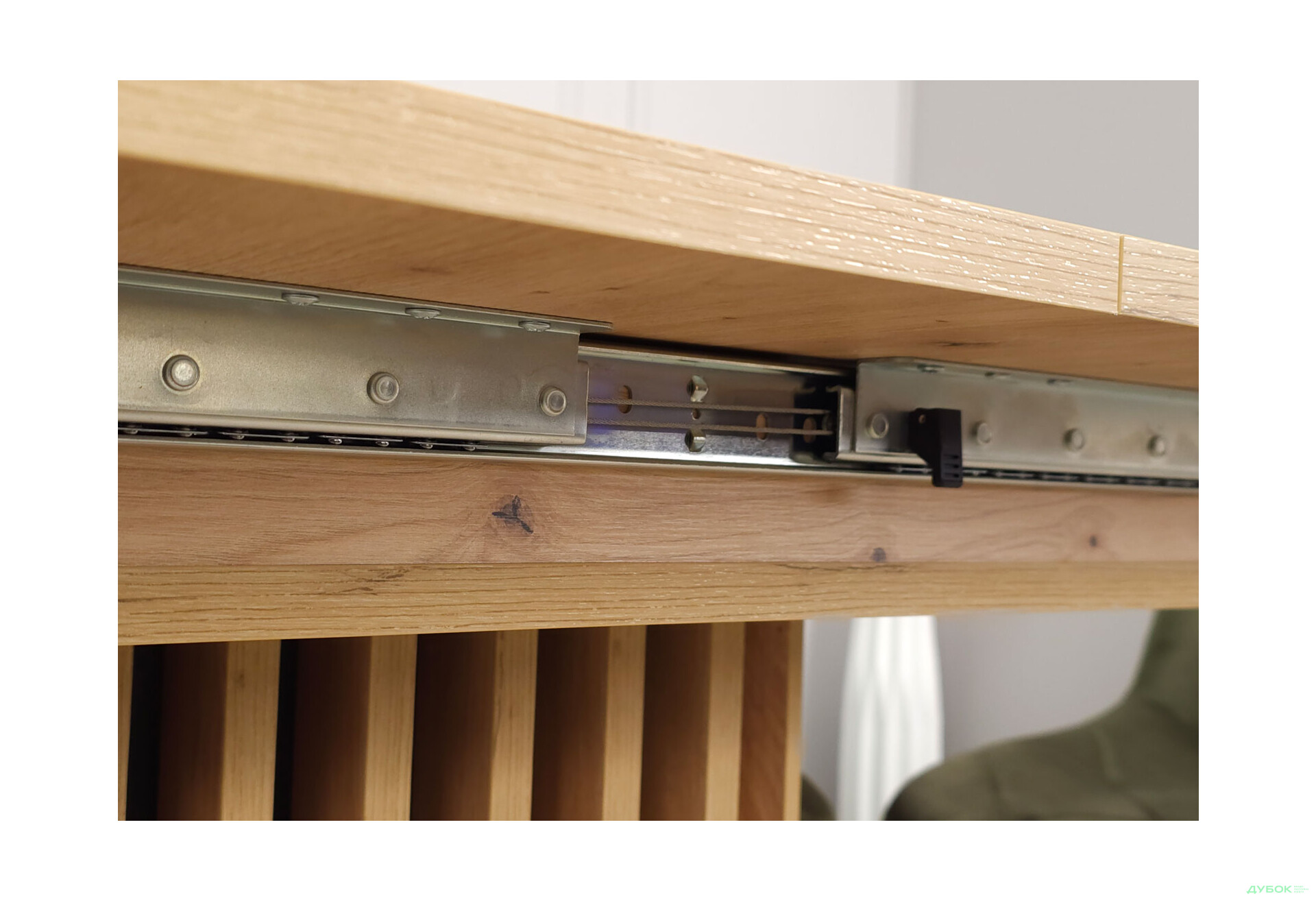 Стіл обідній Intarsio Касандра / Casandra 140x80 см розкладний, дуб артизан / чорний - Зображення 12 Зображення 12 - Стіл обідній Intarsio Касандра / Casandra 140x80 см розкладний, дуб артизан / чорний