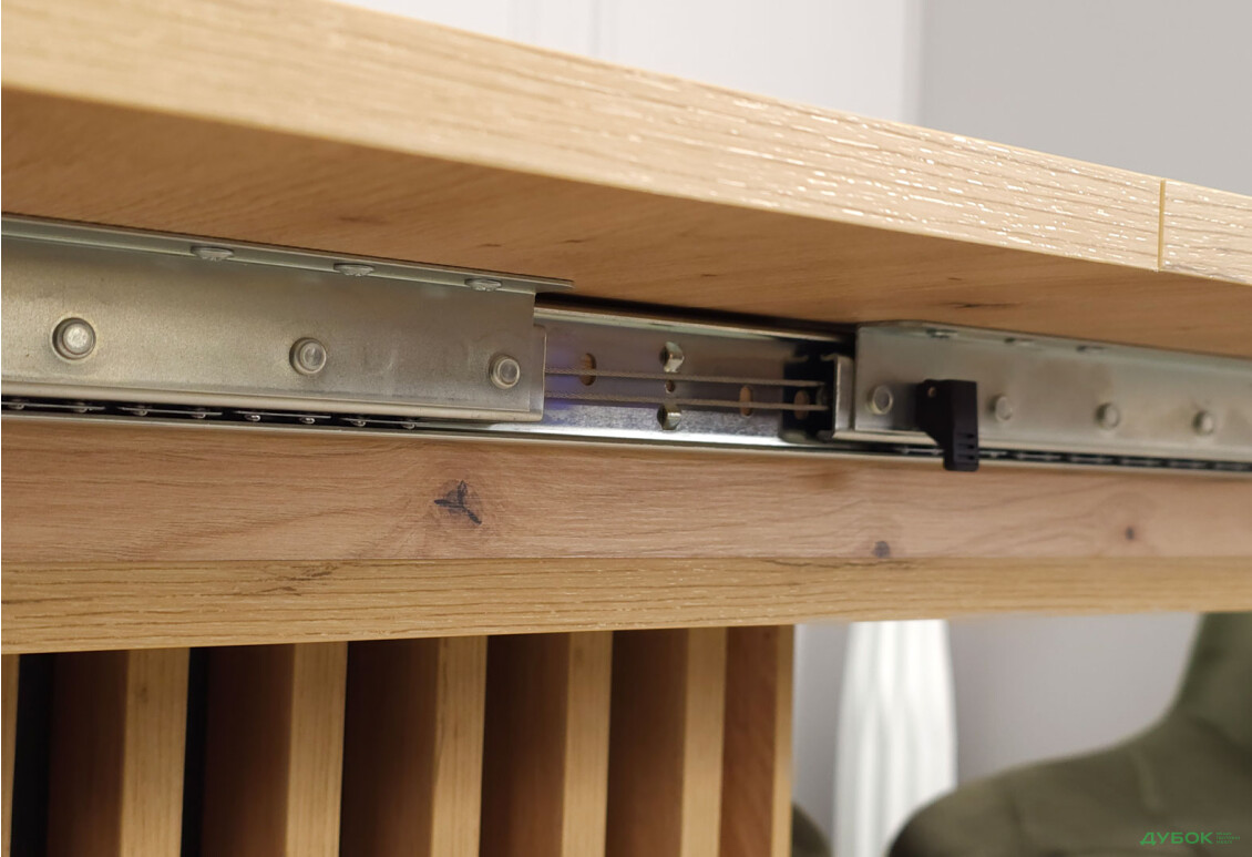 Стіл обідній Intarsio Касандра / Casandra 140x80 см розкладний, дуб артизан / чорний - Зображення 12 Зображення 12 - Стіл обідній Intarsio Касандра / Casandra 140x80 см розкладний, дуб артизан / чорний