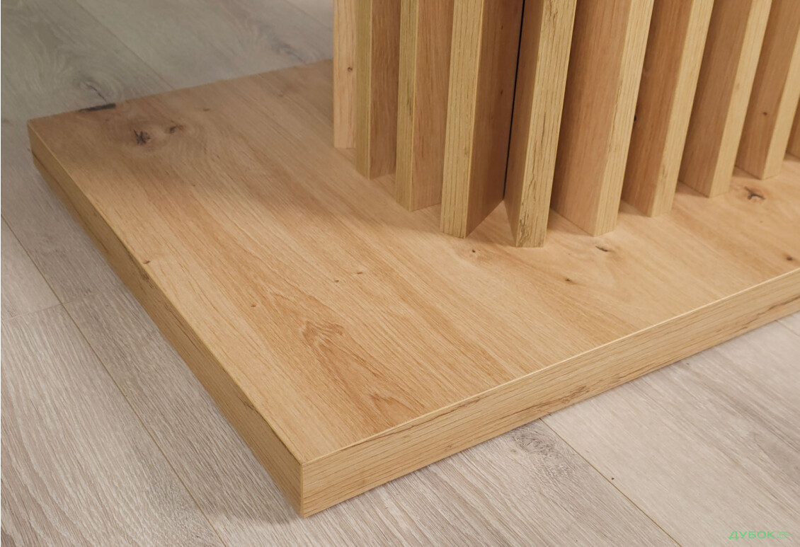 Стіл обідній Intarsio Касандра / Casandra 140x80 см розкладний, дуб артизан / чорний - Зображення 13 Зображення 13 - Стіл обідній Intarsio Касандра / Casandra 140x80 см розкладний, дуб артизан / чорний