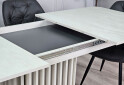 Изображение 10 - Стол обеденный Intarsio Касандра Макс / Casandra Max 160x90 см раскладной, шелковый камень / антрацит