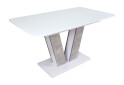Изображение 4 - Стол обеденный Intarsio Торино / Torino 140x80 см раскладной Белая аляска / Индастриал