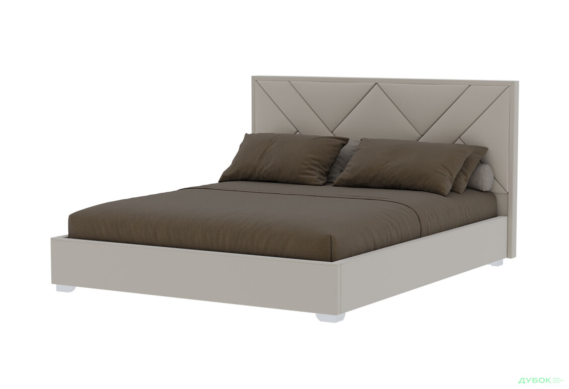 Кровать-подиум Eurosof Оливия 180х200 с нишей и металоподъёмником Артекс Allure beige