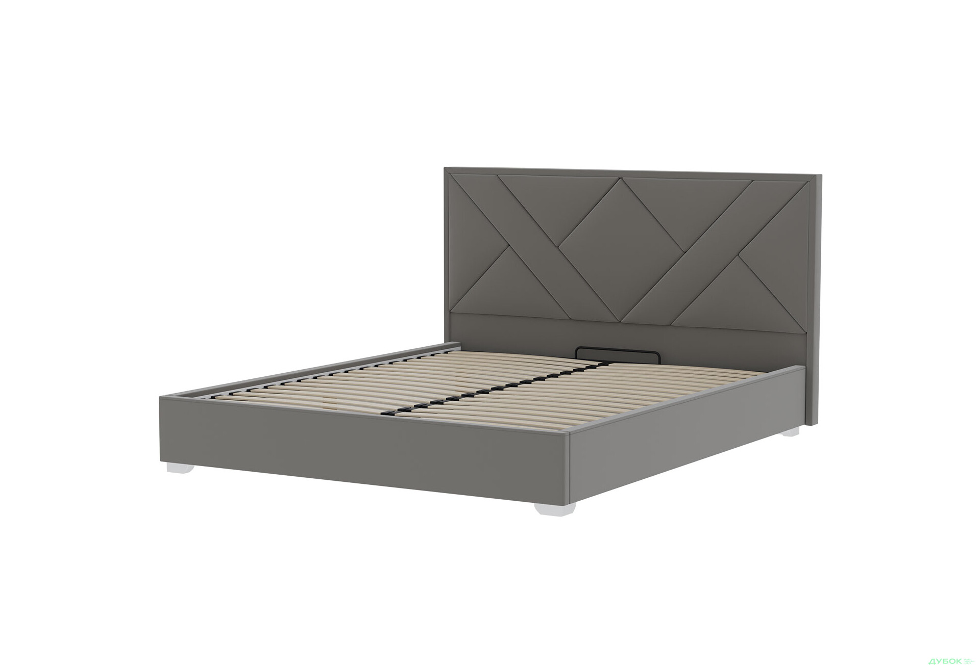 Ліжко-подіум Eurosof Олівія 180х200 см з нішею та металопідйомником Артекс Allure Taupe - Зображення 4 Зображення 4 - Ліжко-подіум Eurosof Олівія 180х200 см з нішею та металопідйомником Артекс Allure Taupe