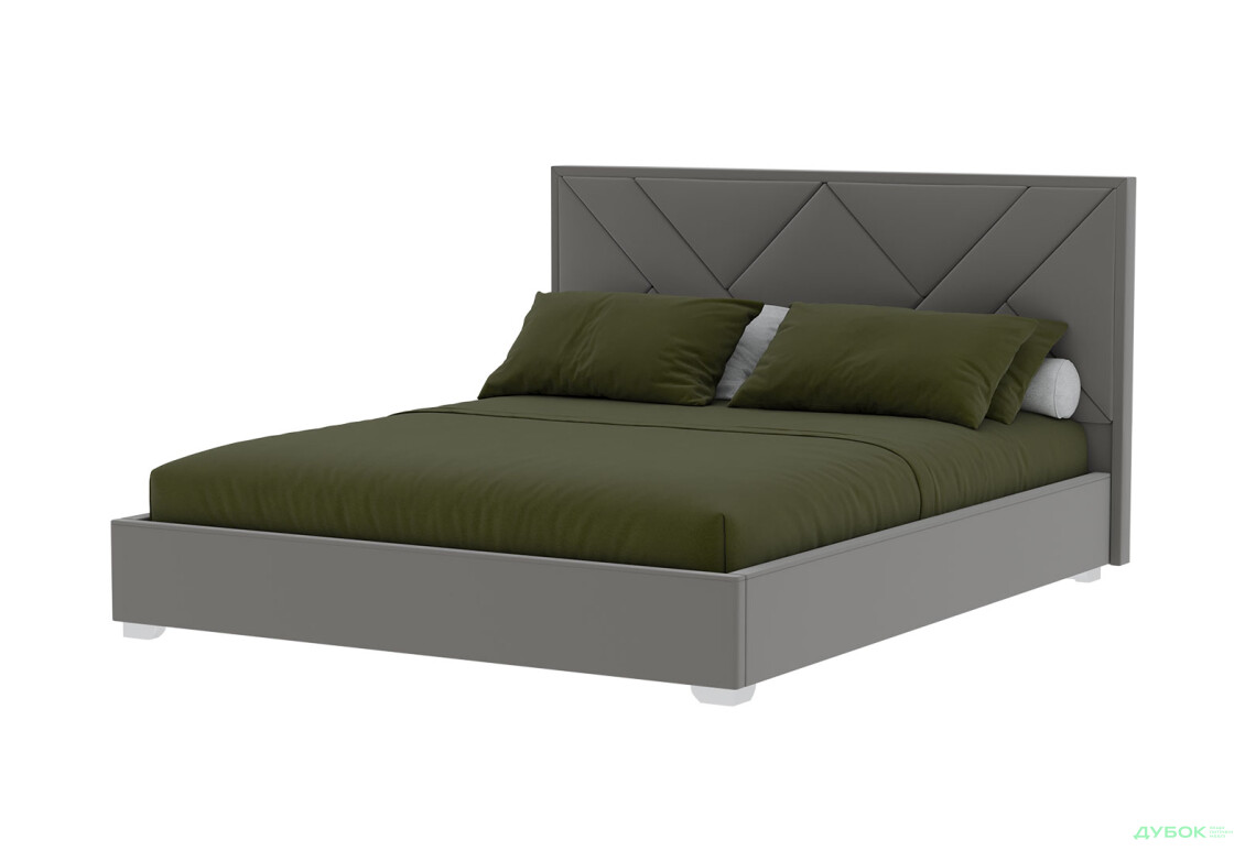 Кровать-подиум Eurosof Оливия 160х200 с нишей и металоподъёмником, Артекс Allure Taupe