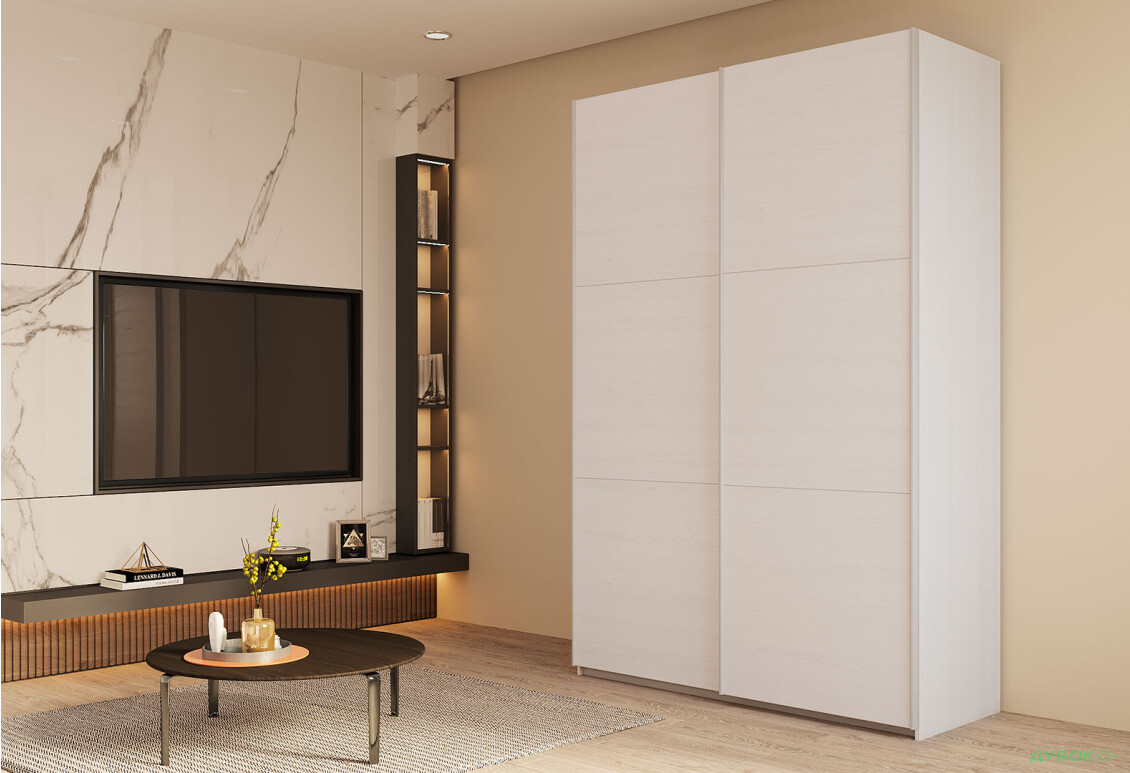 Зображення 2 - Шафа-купе Doros G-Caiser / Джі-Кейзер 2-дверна 180 см, біла