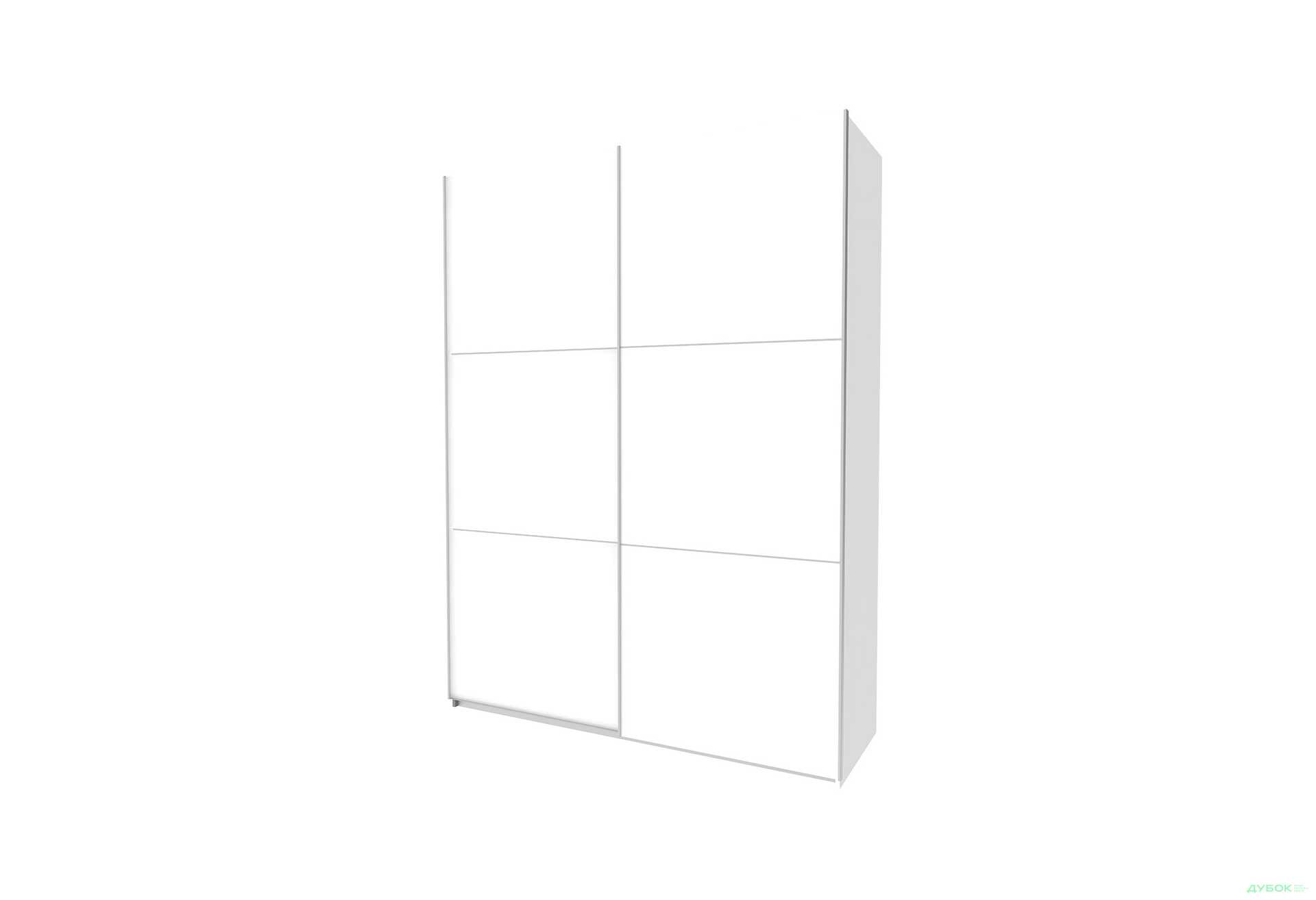 Зображення 1 - Шафа-купе Doros G-Caiser / Джі-Кейзер 2-дверна 180 см, біла