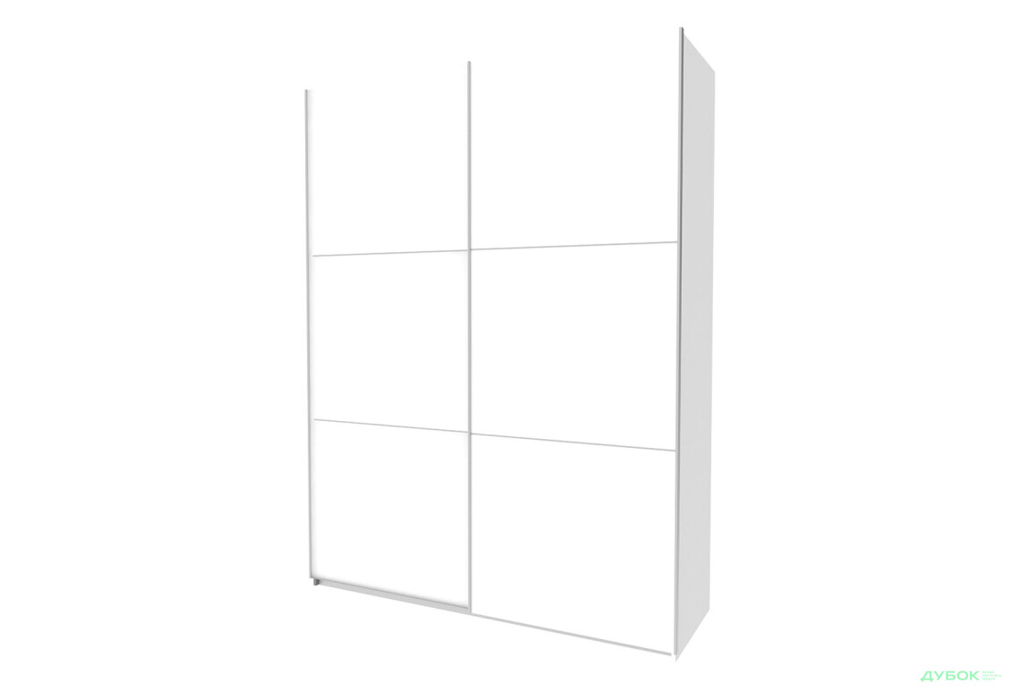 Шафа-купе Doros G-Caiser / Джі-Кейзер 2-дверна 180 см, біла