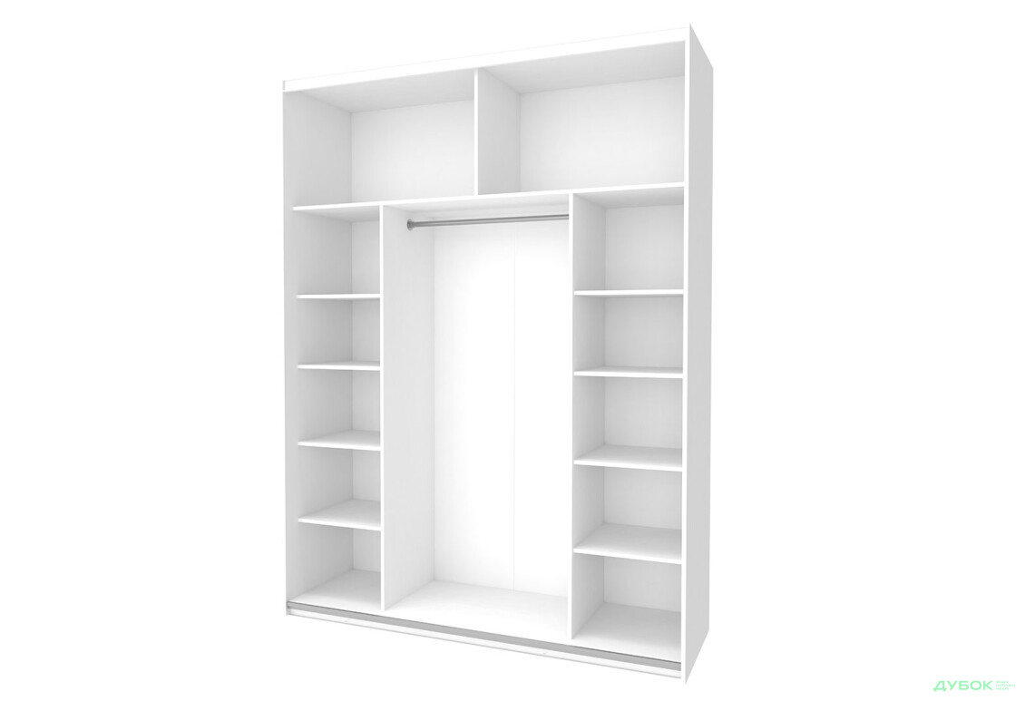 Зображення 5 - Шафа-купе Doros G-Caiser / Джі-Кейзер 2-дверна 180 см, біла