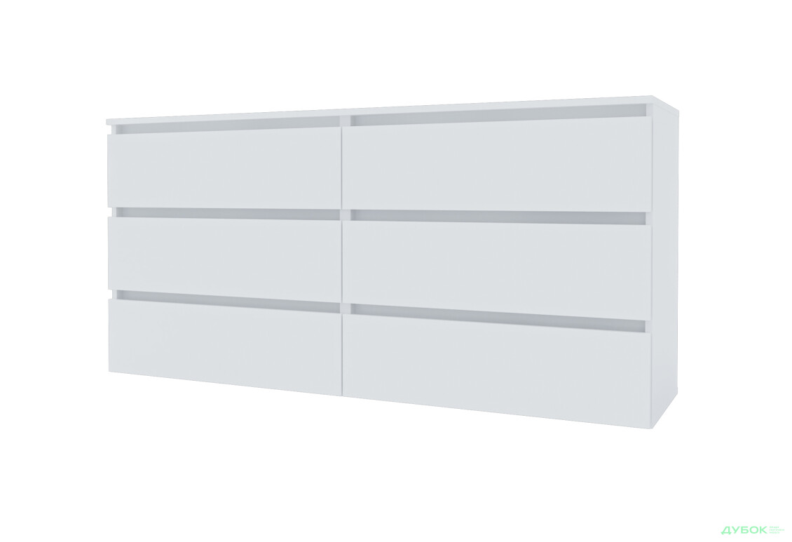 Комод Garant NV Ідея К з 6 шухлядами 160 см німфея альба - Зображення 1 Зображення 1 - Комод Garant NV Ідея К з 6 шухлядами 160 см німфея альба