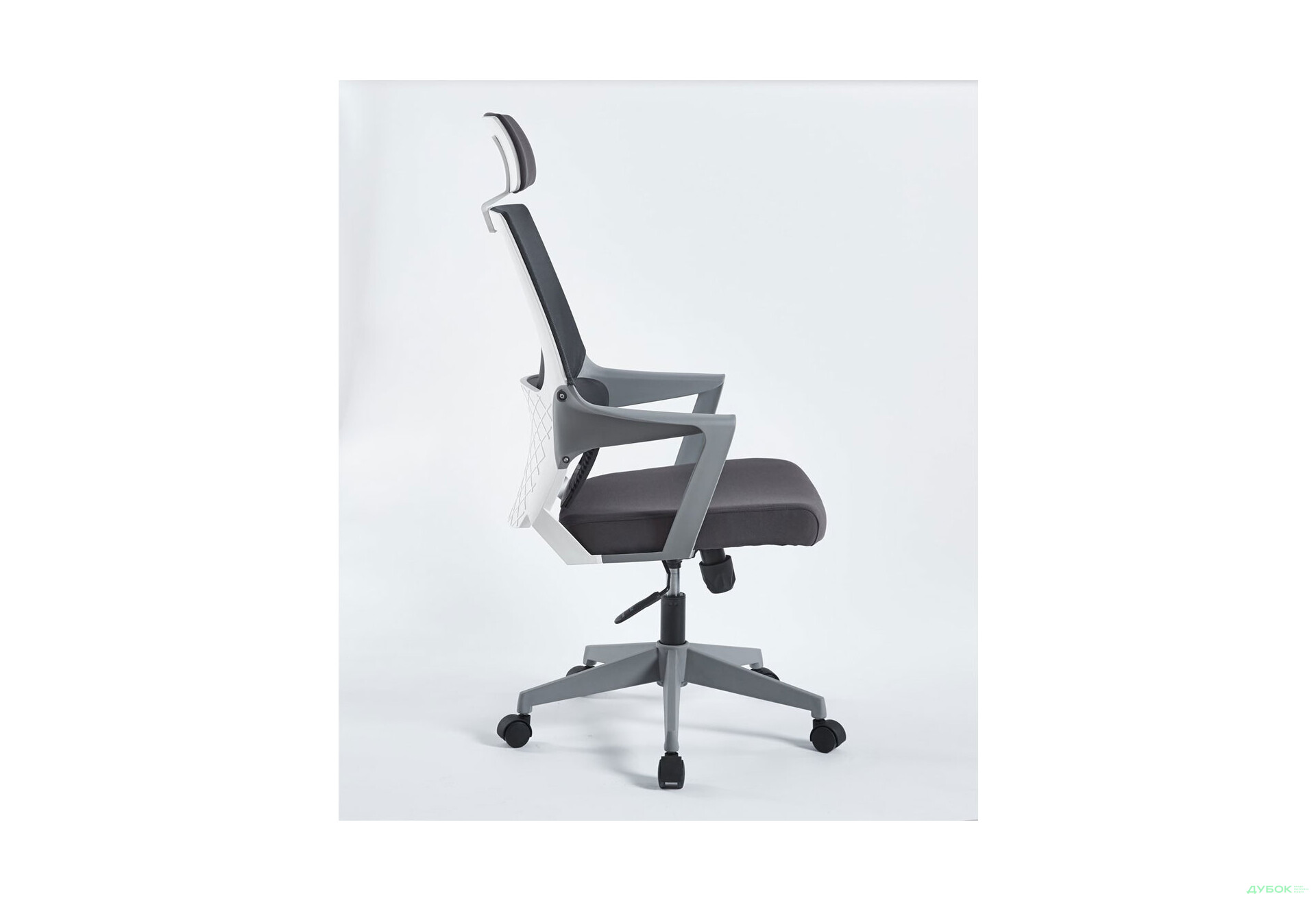 Изображение 5 - Кресло Интарсио Арон / Aron II поворотное серое / серый каркас