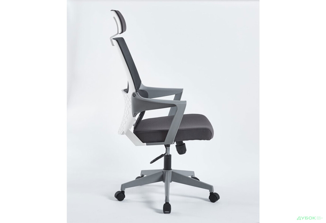 Изображение 5 - Кресло Интарсио Арон / Aron II поворотное серое / серый каркас