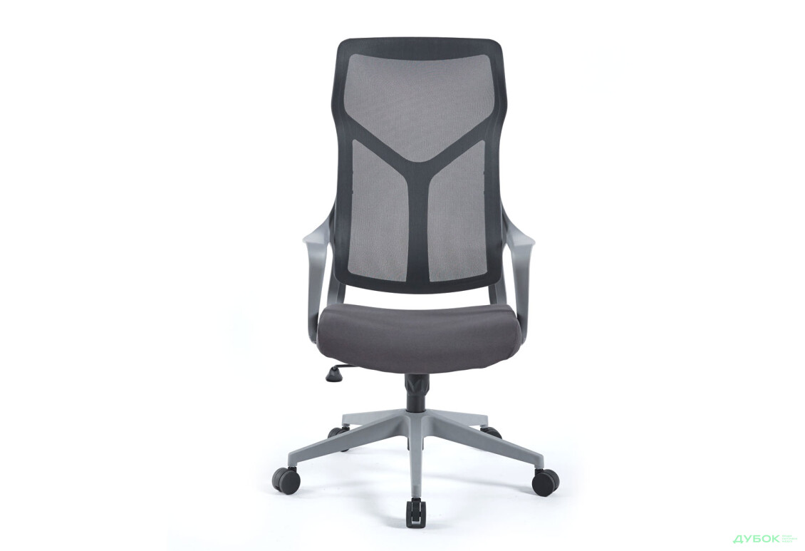 Кресло Интарсио Каспер / Casper поворотное серое / серый каркас - Изображение 2 Изображение 2 - Кресло Интарсио Каспер / Casper поворотное серое / серый каркас