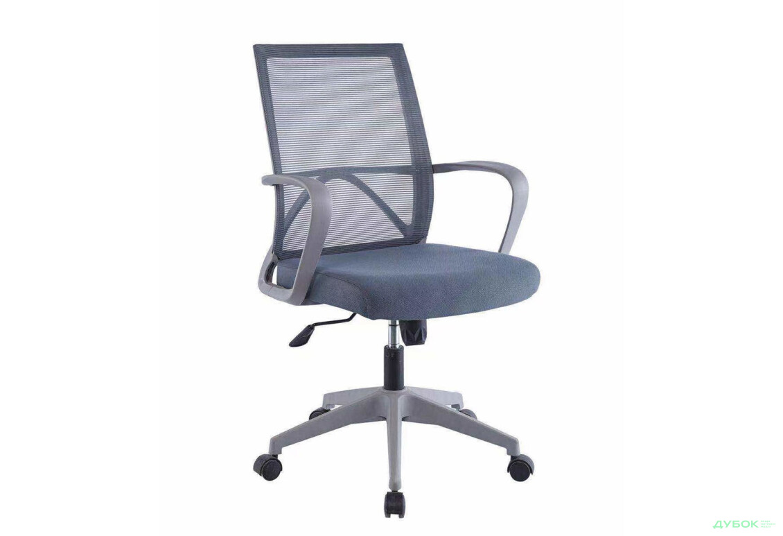 Зображення 3 - Крісло Інтарсіо Паул / Paul поворотне сіре / сірий каркас