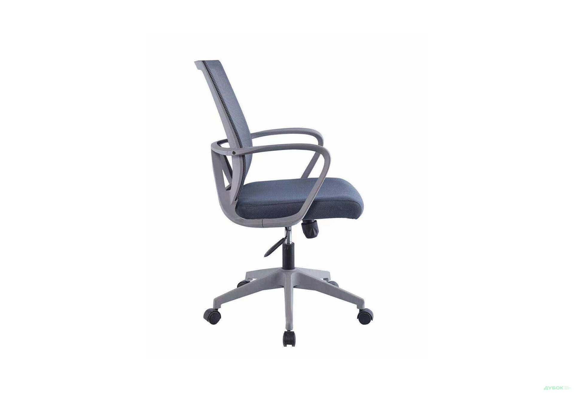 Зображення 4 - Крісло Інтарсіо Паул / Paul поворотне сіре / сірий каркас