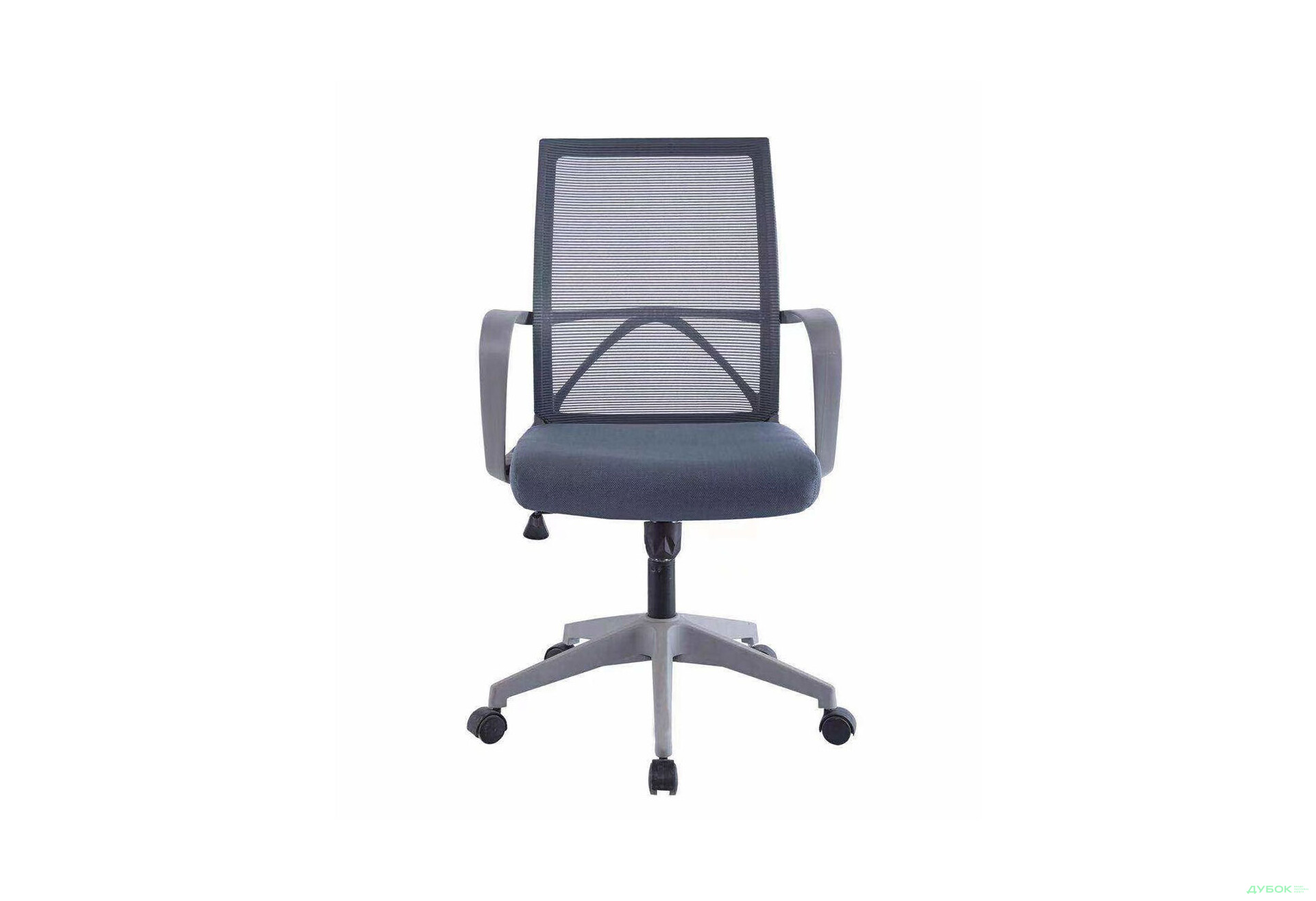 Зображення 2 - Крісло Інтарсіо Паул / Paul поворотне сіре / сірий каркас