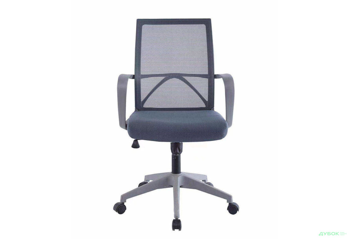 Зображення 2 - Крісло Інтарсіо Паул / Paul поворотне сіре / сірий каркас