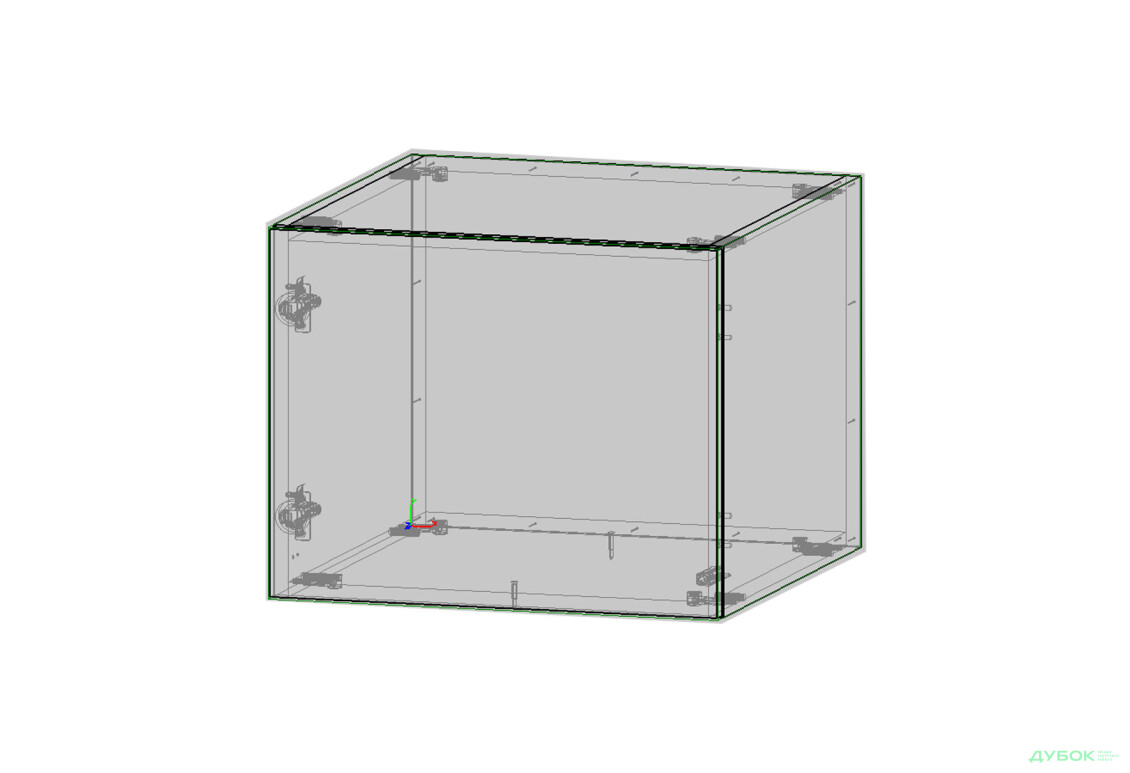 Антресоль Kredens furniture Venus / Вінус (0030) 1-дверна 50 см, білий - Зображення 2 Зображення 2 - Антресоль Kredens furniture Venus / Вінус (0030) 1-дверна 50 см, білий