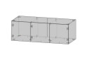 Зображення 2 - Антресоль Kredens furniture Venus / Вінус (0032) 3-дверна 120 см, дуб аппалачі