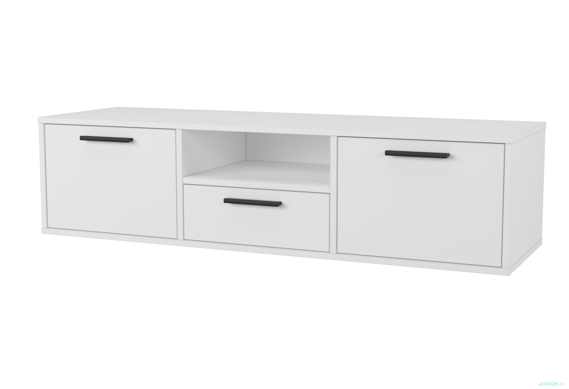 Зображення 1 - Тумба під ТВ Moreli Сеул / Seul з 2 дверцятами та шухлядою 129 см білий
