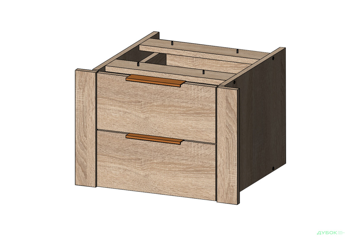 Шухляди для шафи Kredens furniture Venus (0029) 47,6 см, дуб аппалачі - Зображення 1 Зображення 1 - Шухляди для шафи Kredens furniture Venus (0029) 47,6 см, дуб аппалачі