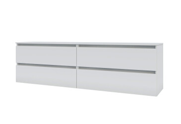 Тумба ТВ 520/1800/2x2Ш німфея альба/німфея альба