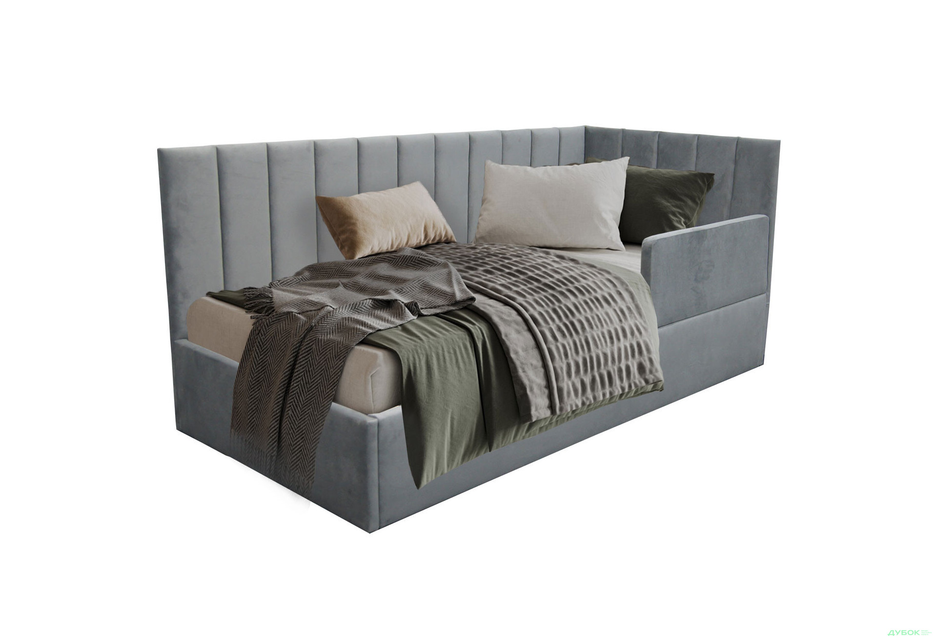 Ліжко-подіум Vika Перлина 90х200 підйомне з ортопедичною основою та бортиком - Зображення 1 Зображення 1 - Ліжко-подіум Vika Перлина 90х200 підйомне з ортопедичною основою та бортиком